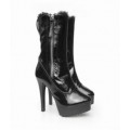Jimmy Choo Trixie Shearling Ankle Boots Black