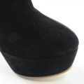 Jimmy Choo Trixie Shearling Ankle Boots Suede Black