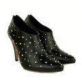 Jimmy Choo Studded Ankle Black Boots