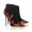 Jimmy Choo Grand Suede Ankle Boots Black/Red