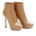 Jimmy Choo Dyer Leather Ankle Boots Brown