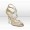 Jimmy Choo Falcon 110mm Ivory Crystal Mesh Sandals