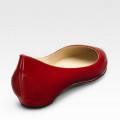 Jimmy Choo Sandy Patent Leather Flats Red