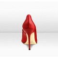 Jimmy Choo Abel 100mm Red Patent Leather Pointy Toe Pumps