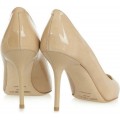 Jimmy Choo Agnes Patent Leather Pumps Nude