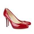 Jimmy Choo Aimee Patent Leather Pumps Red
