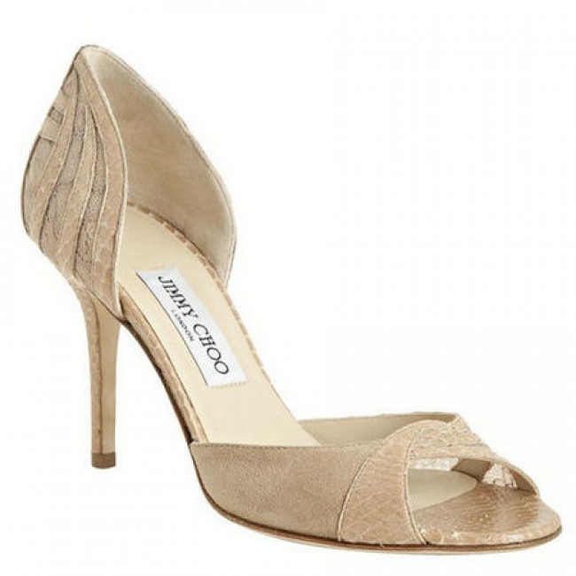 Jimmy Choo Nitricle D'orsay Pumps Nude