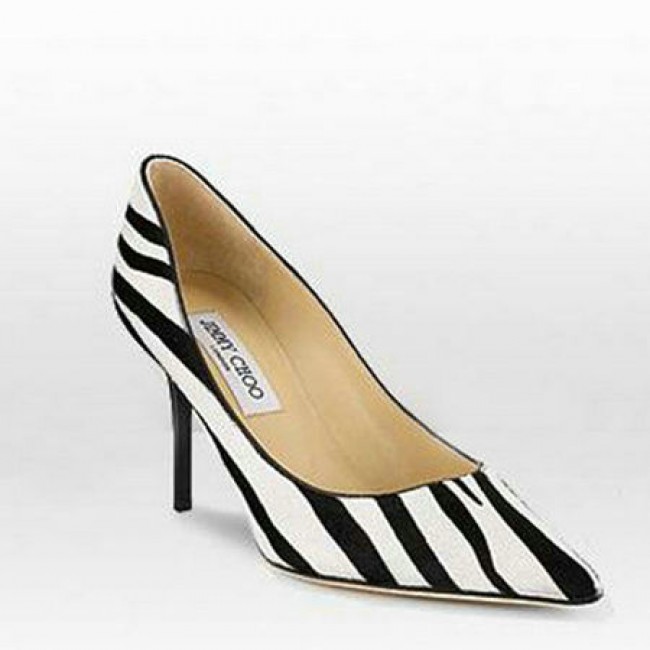 Jimmy Choo Agnes Pumps Zebra Shoes