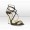 Jimmy Choo Lance 115mm Black Wetlook Leather Strappy Sandals