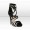 Jimmy Choo Jet 120mm Black White Zebra Print Vachetta Sandals