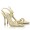 Jimmy Choo India Mirrored Leather Sandals Gold