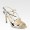 Jimmy Choo Paxton Mirrored Leather Sandals Silver