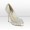 Jimmy Choo Comet Glitter Sandals White