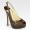 Jimmy Choo Vita Glitter Slingbacks Sandals Bronze