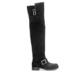 Jimmy Choo Yearn Suede Over The Knee Boots Black