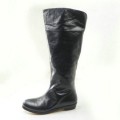 Jimmy Choo Edna Perfect Flat Black High Boots