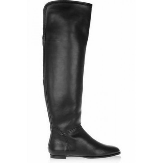 Jimmy Choo Dundee Over The Knee Leather Boots Black,Official Jimmy Choo ...