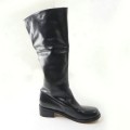 Jimmy Choo Duncan Leather Over The Knee Boots Black