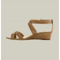 Jimmy Choo Connor Wedges Sandal Nude