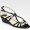 Jimmy Choo Michiko Patent Leather Wedges Sandals Black