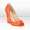 Jimmy Choo Peep Toe Wedge Sandals Orange